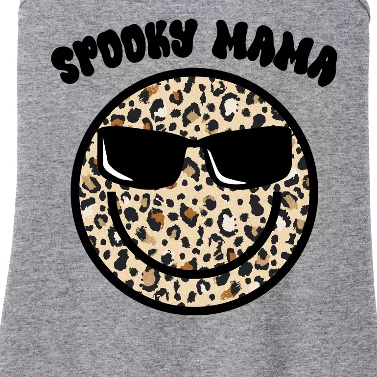 Spooky Mama Halloween Cheetah Smile Ladies Essential Tank