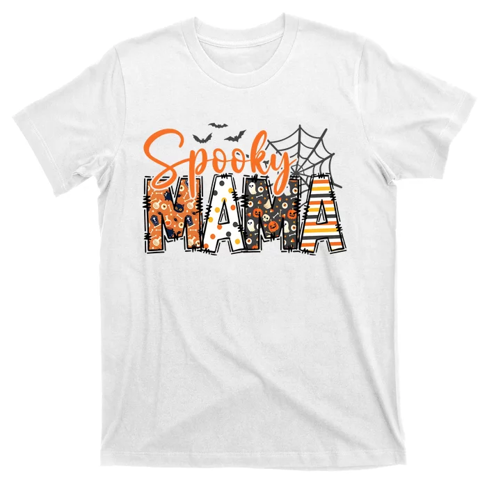 Spooky Mama Halloween Spider T-Shirt