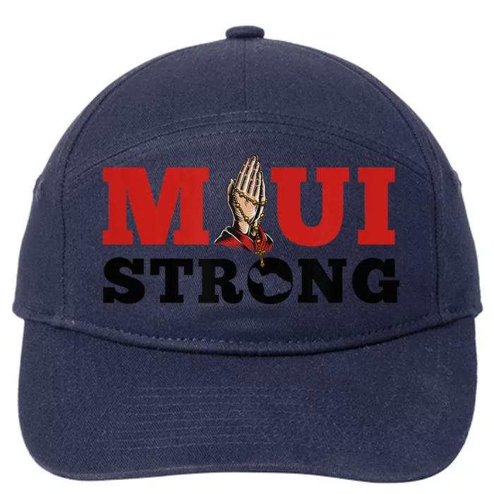 Strong Maui Hawaii Wildflower Support  Wo 7-Panel Snapback Hat