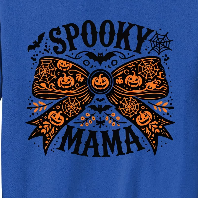 Spooky Mama Halloween Witch Pumpkin Head Tall Sweatshirt