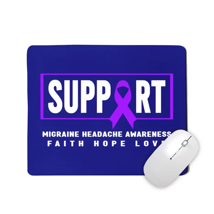 Support Migraine Headache Gift Migraine Headache Awareness Gift Mousepad