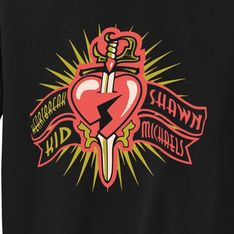 Shawn Michaels Heart Dagger Tall Sweatshirt