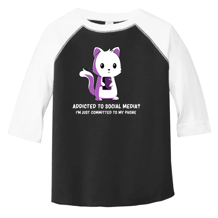 Social Media Humor Influencer Sarcasm Toddler Fine Jersey T-Shirt