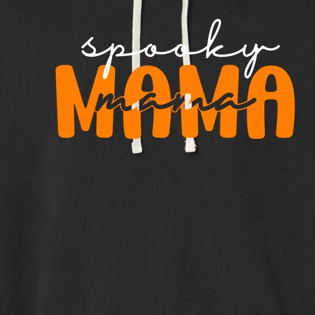 Spooky Mama Halloween Garment-Dyed Fleece Hoodie