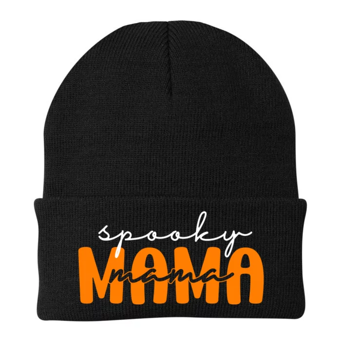 Spooky Mama Halloween Knit Cap Winter Beanie