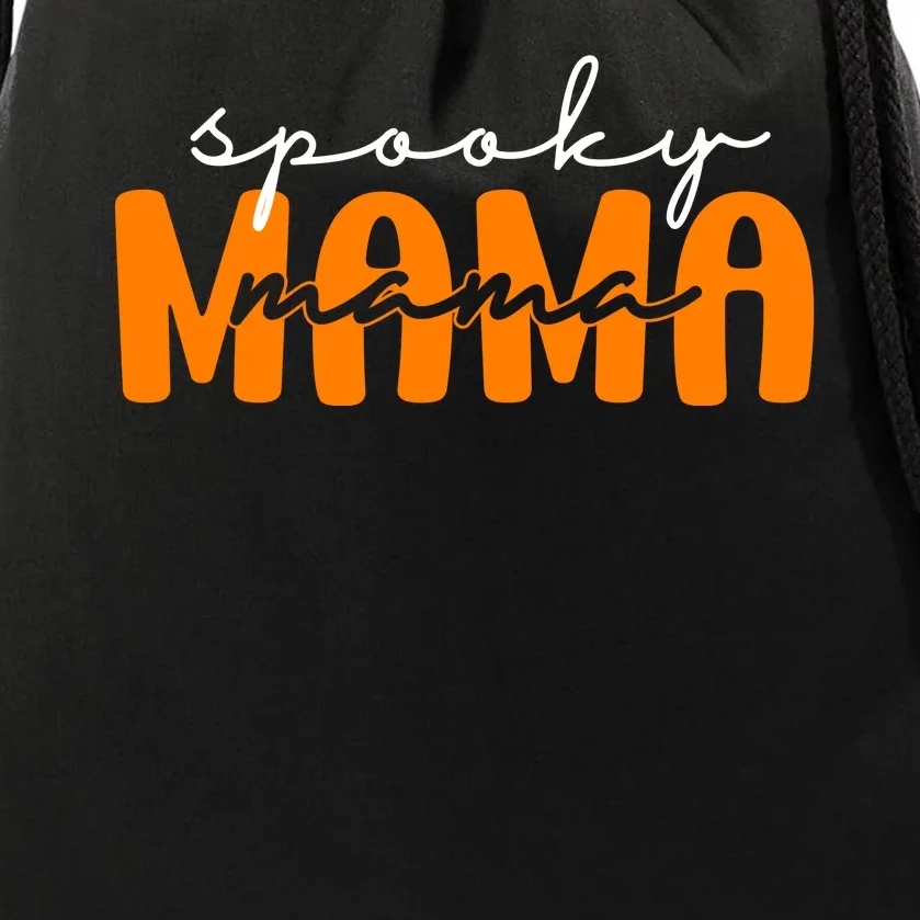 Spooky Mama Halloween Drawstring Bag