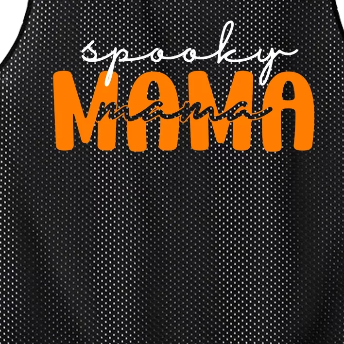 Spooky Mama Halloween Mesh Reversible Basketball Jersey Tank