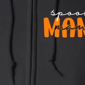 Spooky Mama Halloween Full Zip Hoodie