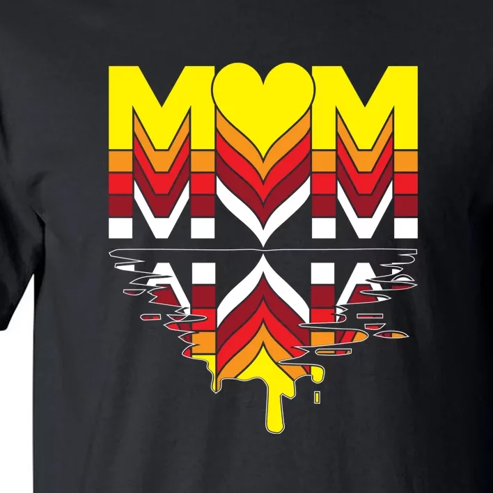 Sunset Mama Heart Gift For Mother's Day Tall T-Shirt