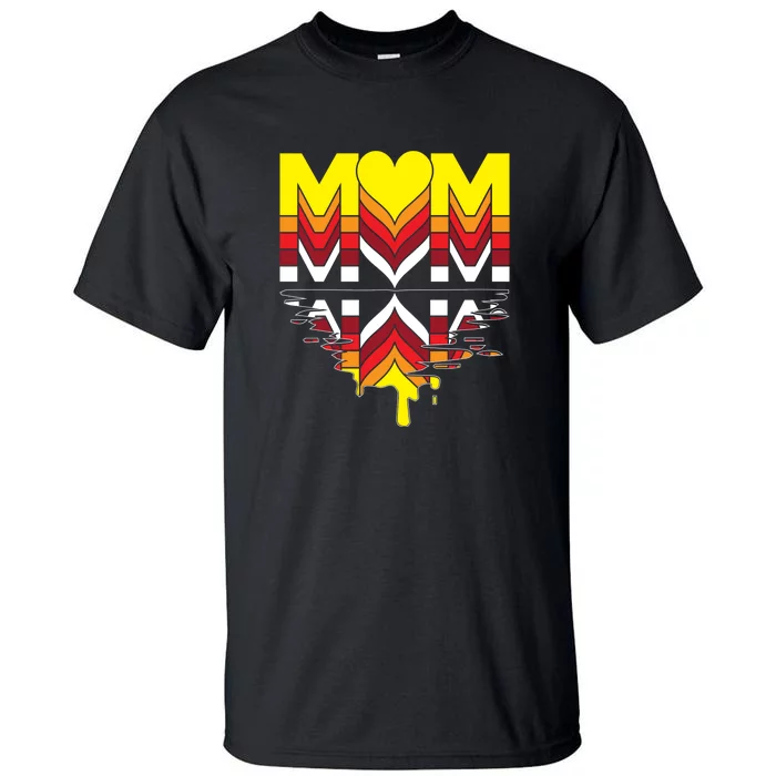 Sunset Mama Heart Gift For Mother's Day Tall T-Shirt