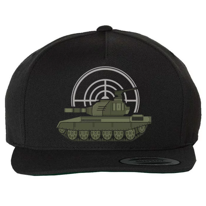 Sher M4a1 I History Vintage I Wwii Army Tank Gift Wool Snapback Cap