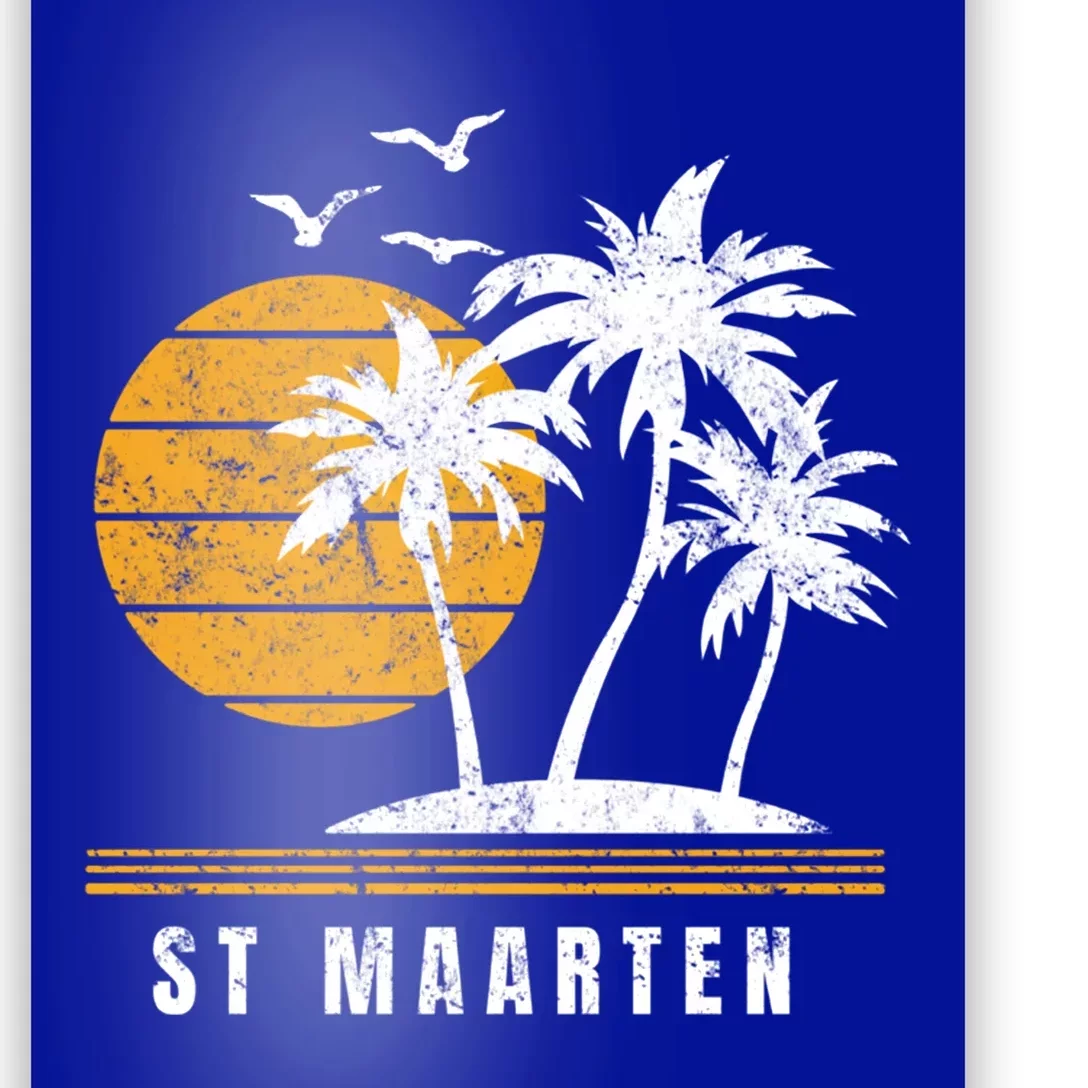 St Maarten Island Caribbean Vacation Souvenir Gift Poster