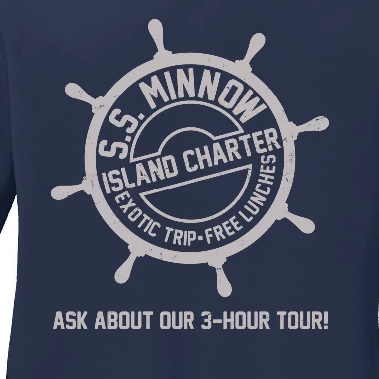 SS Minnow Island Charter Exotic Trip Free Lunches Ladies Long Sleeve Shirt