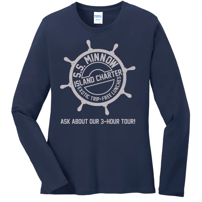 SS Minnow Island Charter Exotic Trip Free Lunches Ladies Long Sleeve Shirt