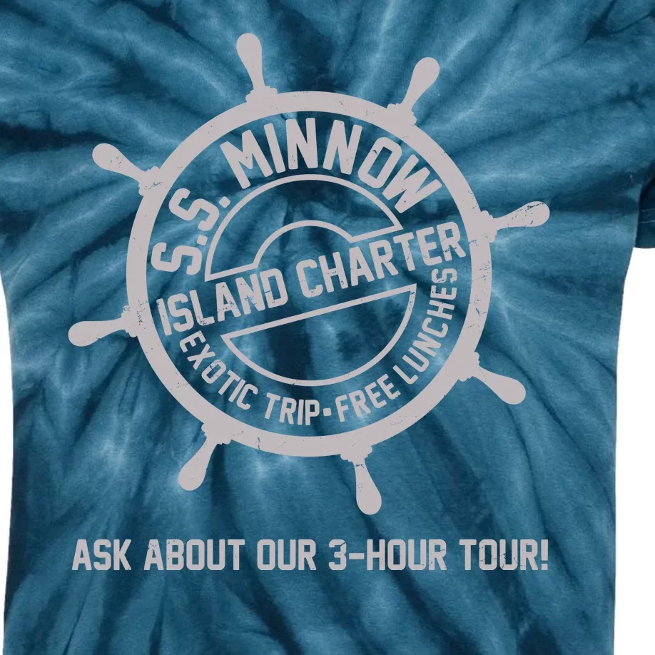 SS Minnow Island Charter Exotic Trip Free Lunches Kids Tie-Dye T-Shirt