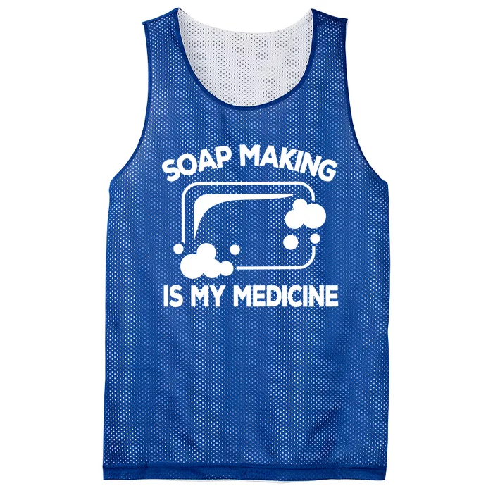 Soap Making Is My Medicine Soap Maker Homemade Soap Bubble Great Gift Mesh Reversible Basketball Jersey Tank