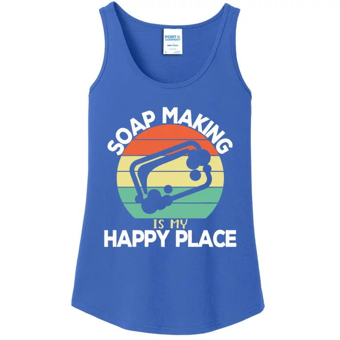 Soap Making Is My Happy Place Soap Maker Homemade Soap Gift Ladies Essential Tank