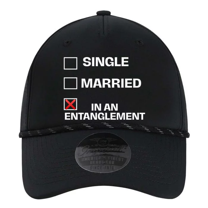 Single Married In An Entanglet Funny Relationship Gift Performance The Dyno Cap