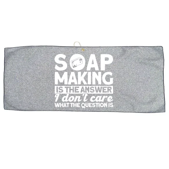 Soap Making Is The Answer Soap Maker Gift Large Microfiber Waffle Golf Towel