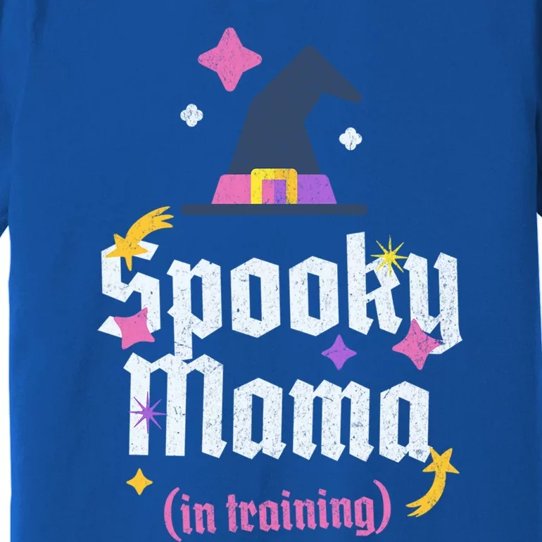 Spooky Mama In Training Spooky Cute Pregnancy Halloween Mama Gift Premium T-Shirt