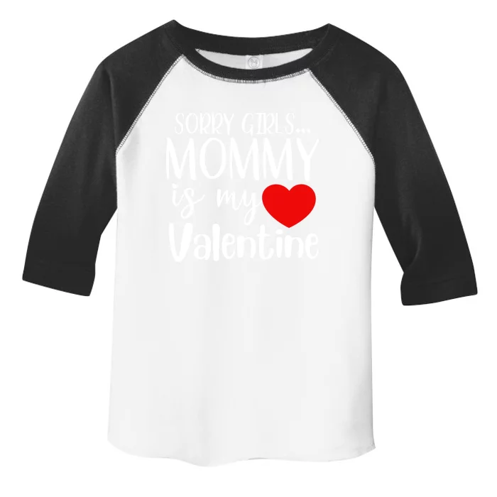 Sorry Mommy Is My Valentines Day Mom Son Gift Meaningful Gift Toddler Fine Jersey T-Shirt