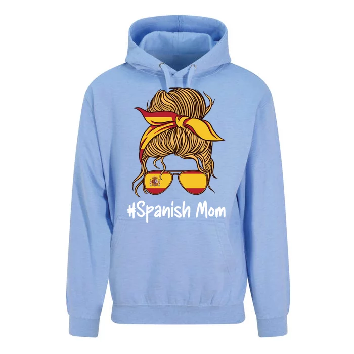 Spanish Mom International Spain Flag Mothers Day Gift Unisex Surf Hoodie