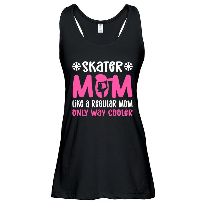 Skater Mom. Ice Skating Ladies Essential Flowy Tank