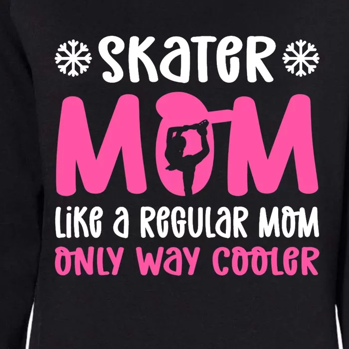 Skater Mom. Ice Skating Womens California Wash Sweatshirt