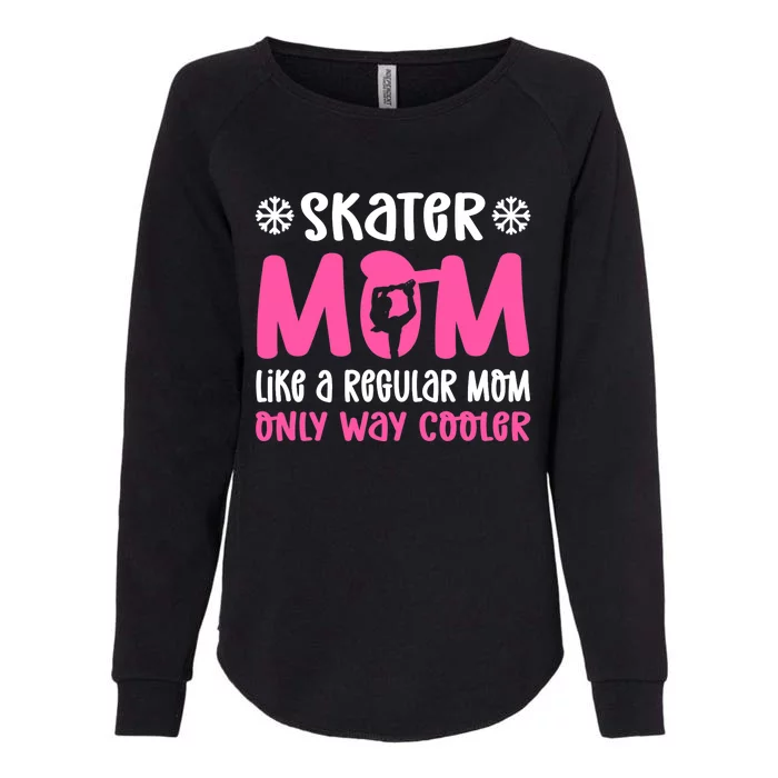 Skater Mom. Ice Skating Womens California Wash Sweatshirt