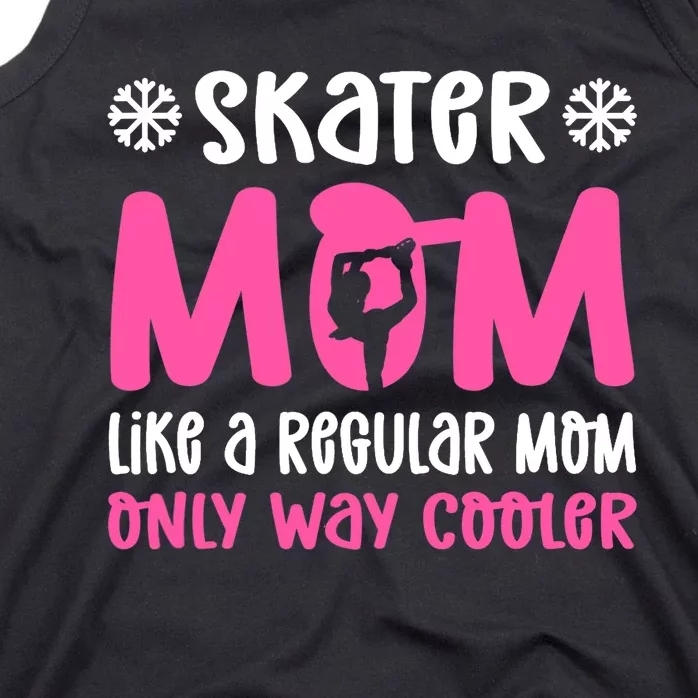 Skater Mom. Ice Skating Tank Top