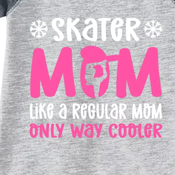 Skater Mom. Ice Skating Infant Baby Jersey Bodysuit