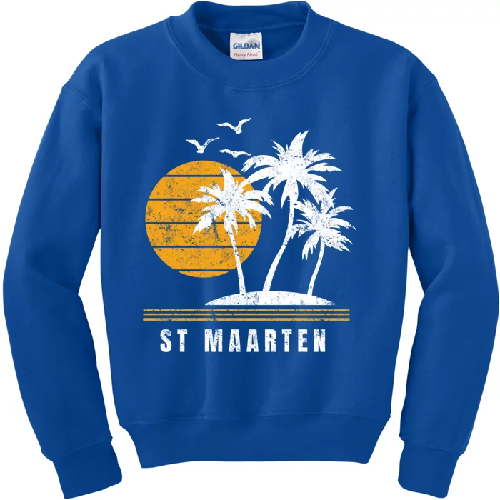 St Maarten Island Caribbean Vacation Souvenir Great Gift Kids Sweatshirt