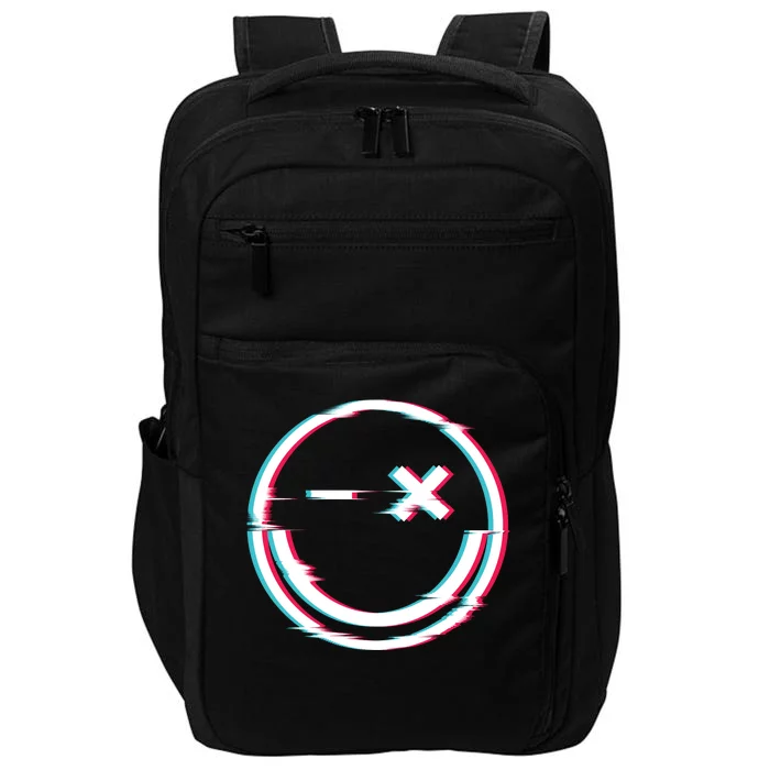 Smile Glitch Impact Tech Backpack