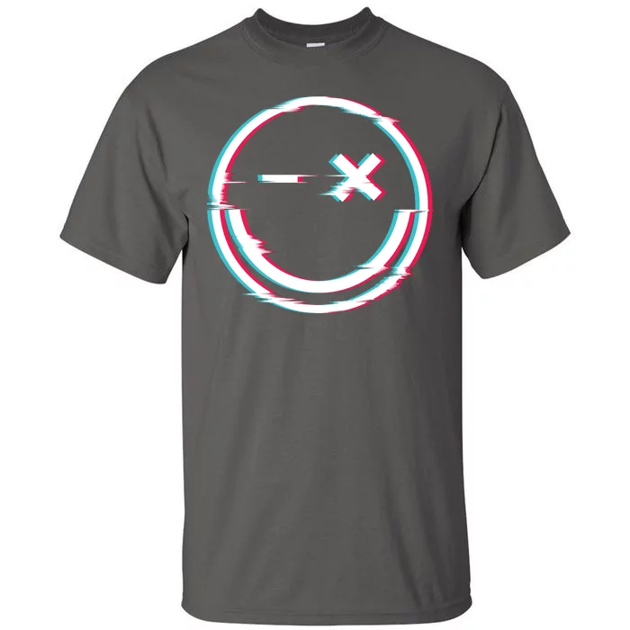 Smile Glitch Tall T-Shirt