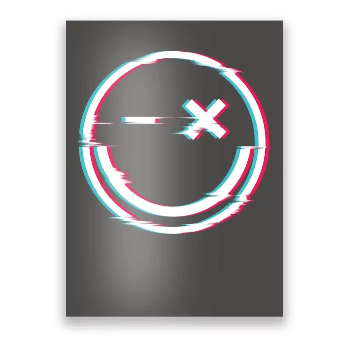 Smile Glitch Poster