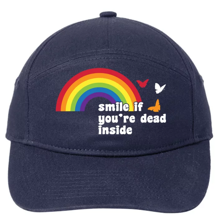 Smile If You're Dead Inside 7-Panel Snapback Hat