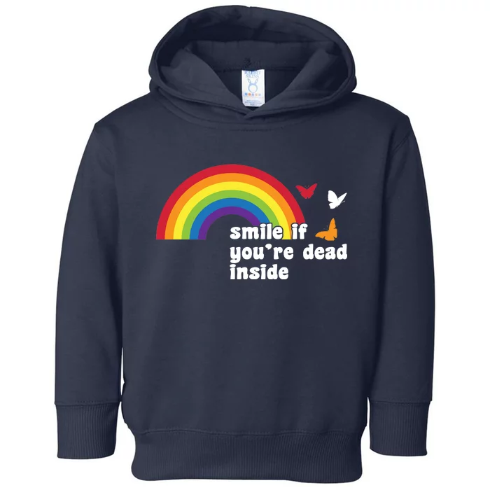 Smile If You're Dead Inside Toddler Hoodie