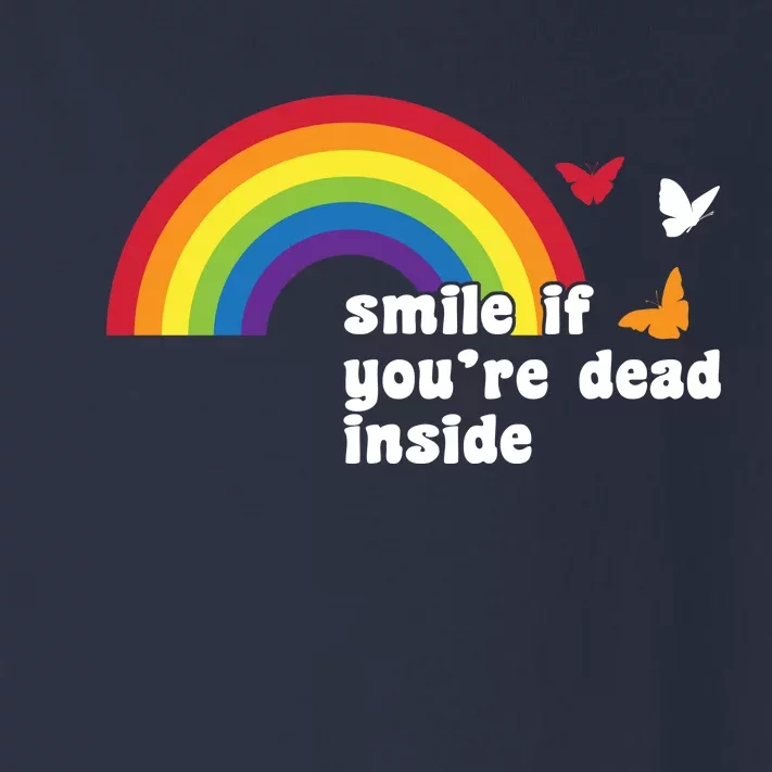 Smile If You're Dead Inside Toddler Long Sleeve Shirt