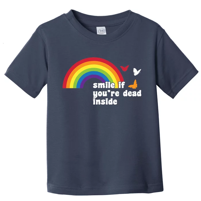 Smile If You're Dead Inside Toddler T-Shirt