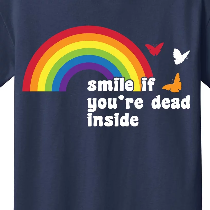 Smile If You're Dead Inside Kids T-Shirt