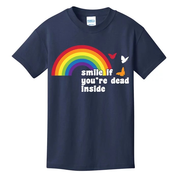 Smile If You're Dead Inside Kids T-Shirt