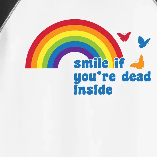 Smile If You're Dead Inside Toddler Fine Jersey T-Shirt