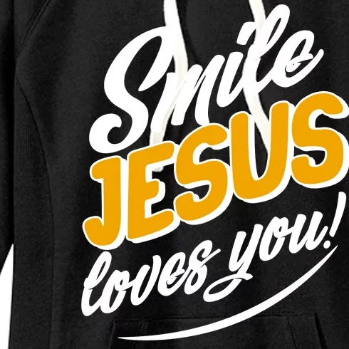 Smile Jesus Loves You! Women's Fleece Hoodie