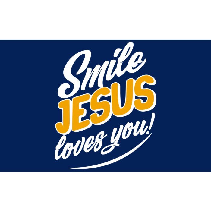 Smile Jesus Loves You! Bumper Sticker