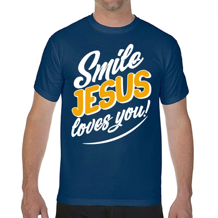 Smile Jesus Loves You! Comfort Colors T-Shirt