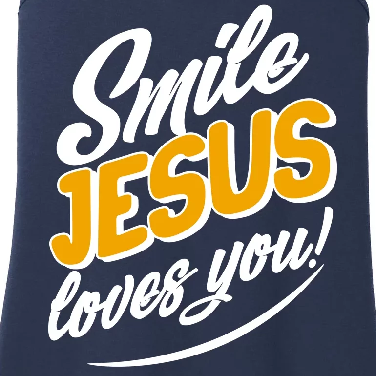 Smile Jesus Loves You! Ladies Essential Tank