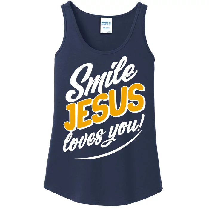 Smile Jesus Loves You! Ladies Essential Tank