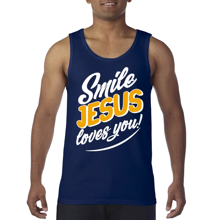 Smile Jesus Loves You! Tank Top