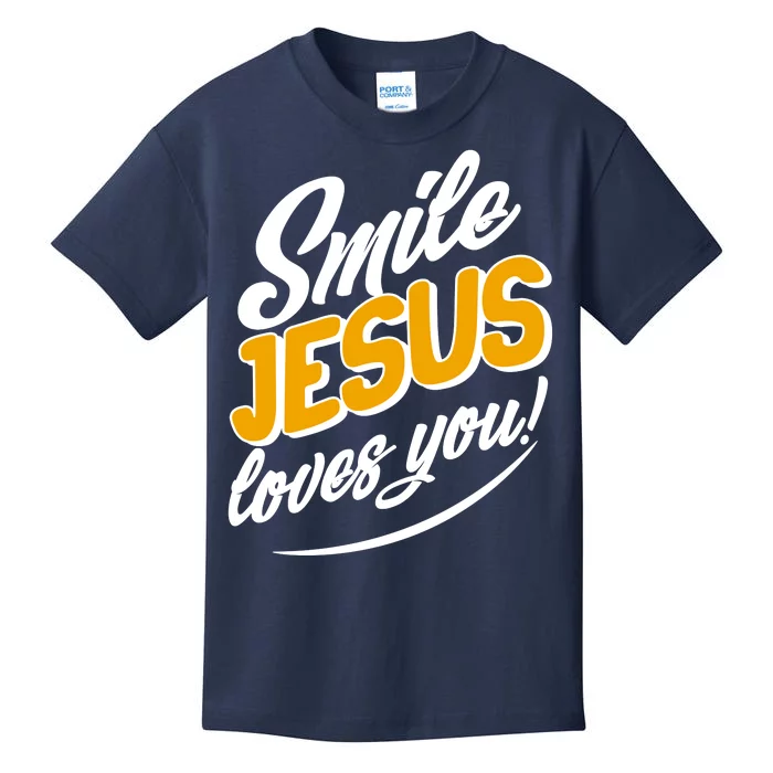 Smile Jesus Loves You! Kids T-Shirt