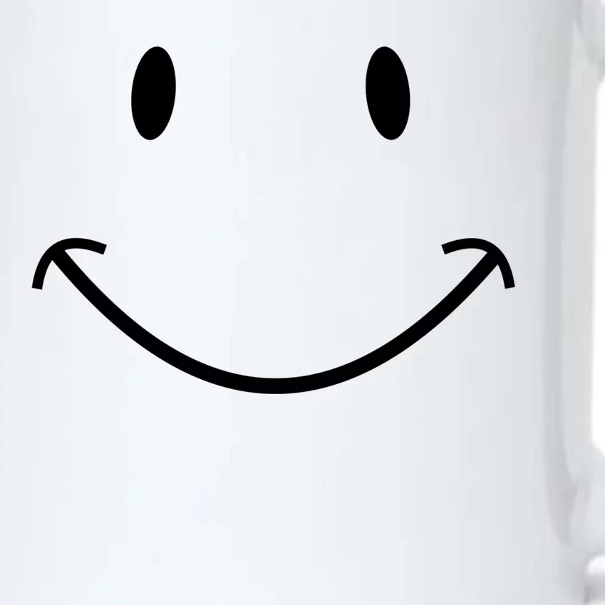 Smiley Face Black Color Changing Mug